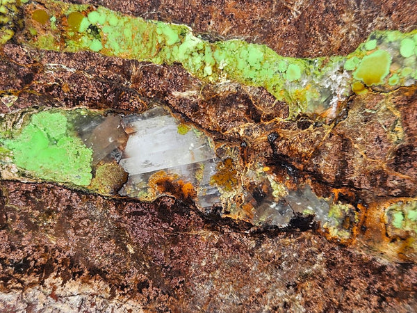 Gaspeite Polished Slab.  GT221