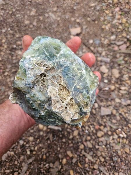 Green Opal  rough.  GOR 141