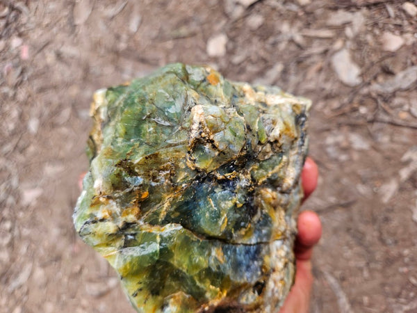 Green Opal  rough.  GOR 141