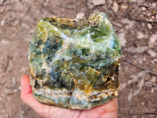 Green Opal  rough.  GOR 141