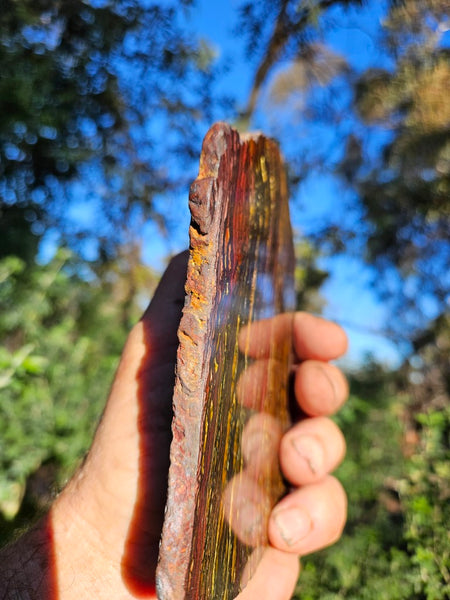 Polished Tiger Iron slab TI373