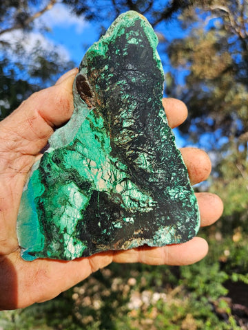 Polished De Grussa copper ore slab CO104