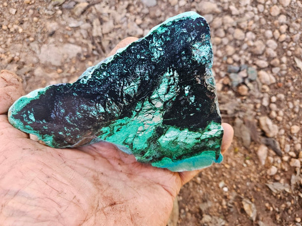 Polished De Grussa copper ore slab CO104