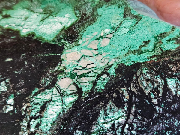 Polished De Grussa copper ore slab CO104