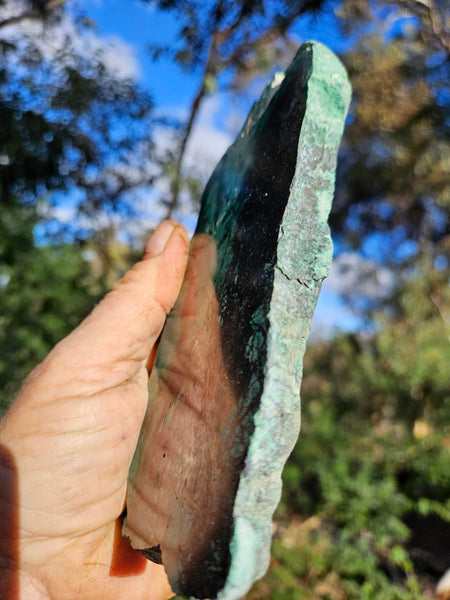 Polished De Grussa copper ore slab CO103