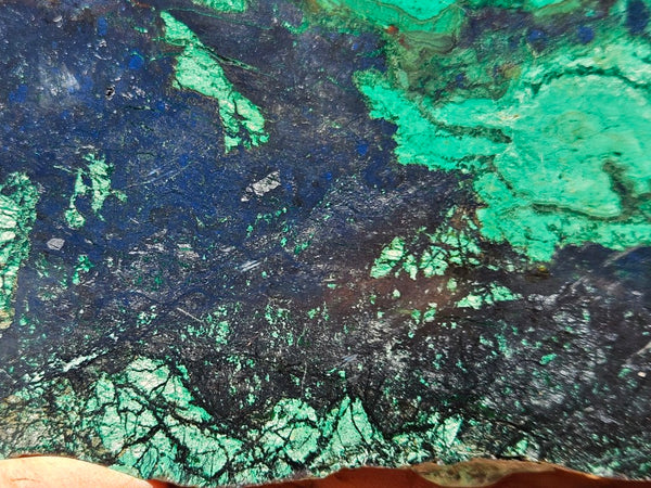 Polished De Grussa copper ore slab CO103