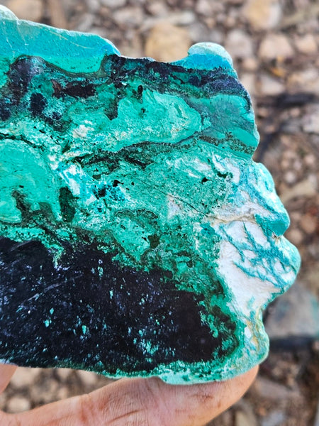 Polished De Grussa copper ore slab CO103
