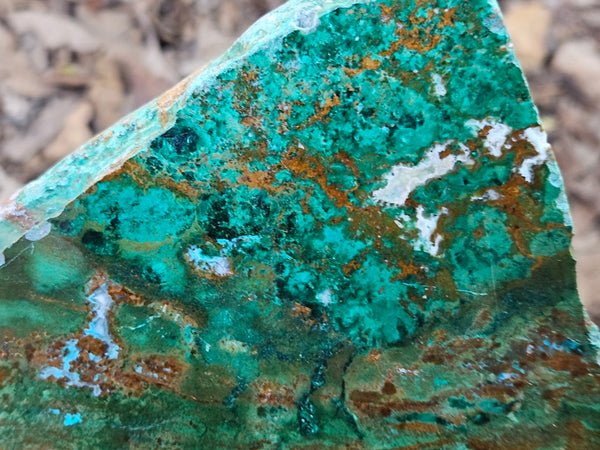 Polished De Grussa copper ore slab CO102