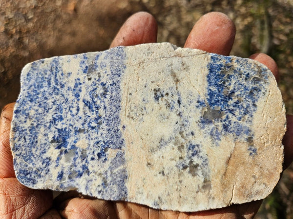 Polished Blue Lepidolite slab BL260