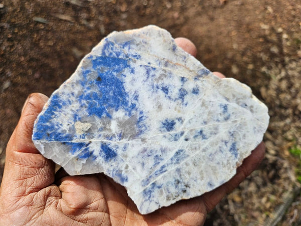 Polished Blue Lepidolite slab BL261