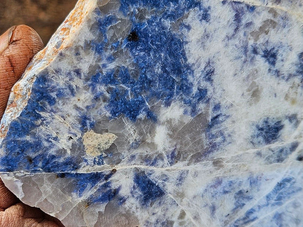 Polished Blue Lepidolite slab BL261
