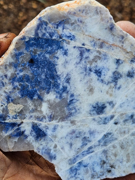 Polished Blue Lepidolite slab BL261