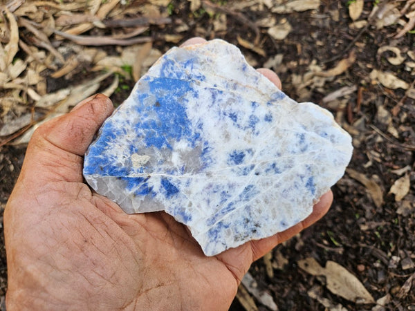 Polished Blue Lepidolite slab BL261