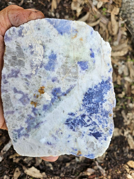 Polished Blue Lepidolite slab BL262