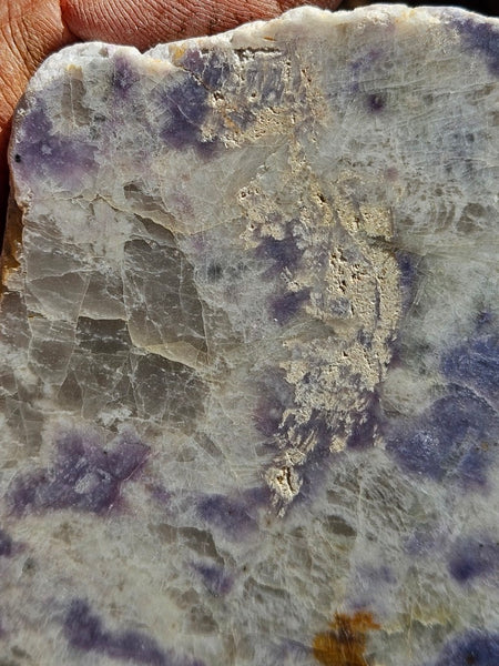 Polished Blue Lepidolite slab BL262
