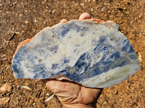 Polished Blue Lepidolite slab BL263