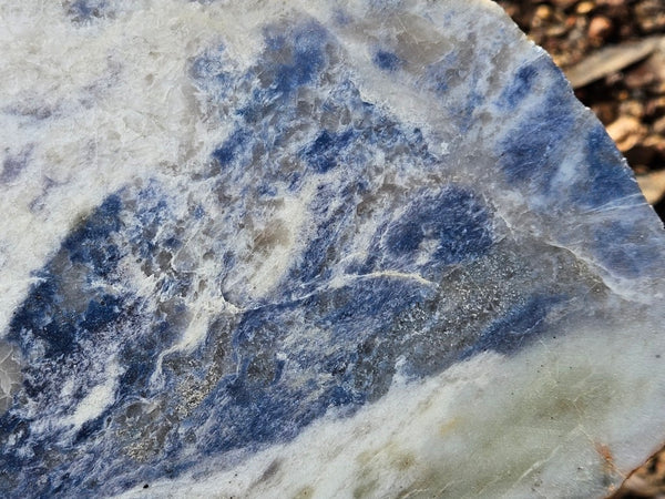 Polished Blue Lepidolite slab BL263