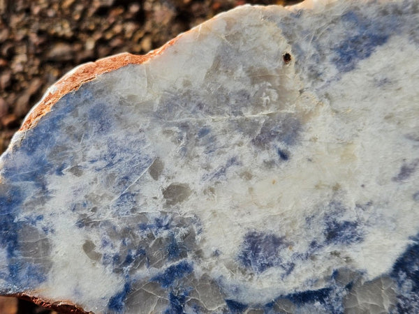 Polished Blue Lepidolite slab BL263