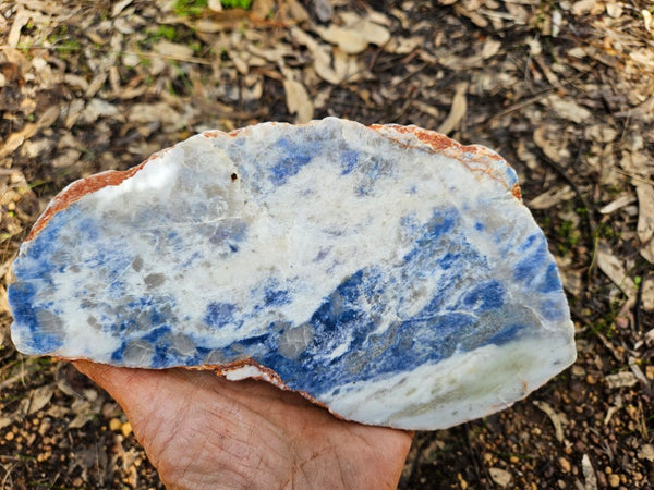 Polished Blue Lepidolite slab BL263