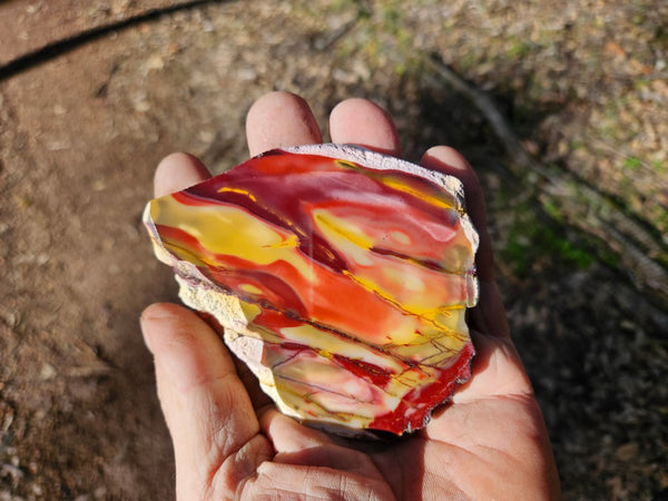 Polished  Mookaite slab MK545
