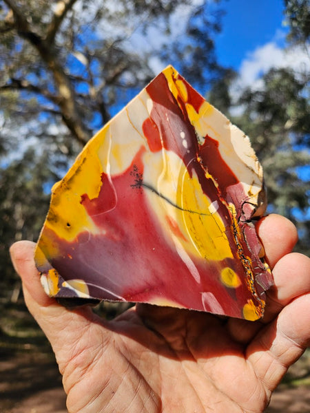 Polished  Mookaite slab MK547