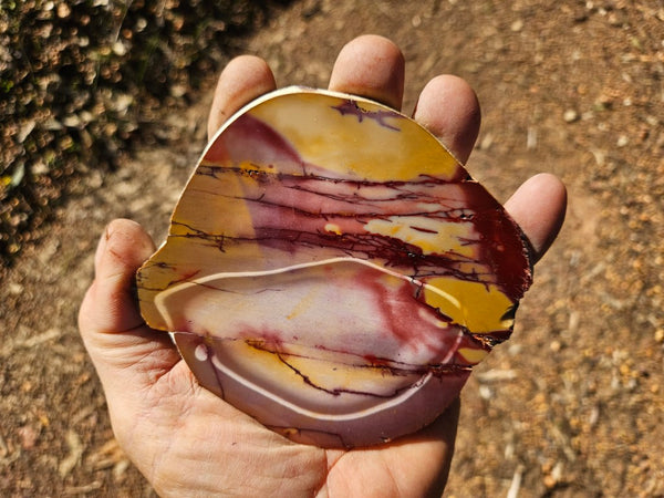 Polished  Mookaite slab MK548