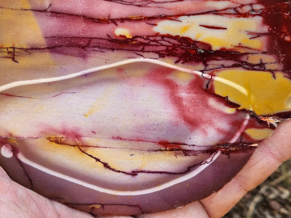 Polished  Mookaite slab MK548