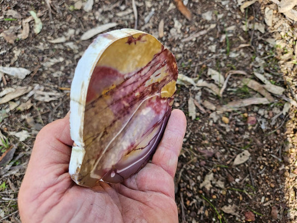 Polished  Mookaite slab MK548