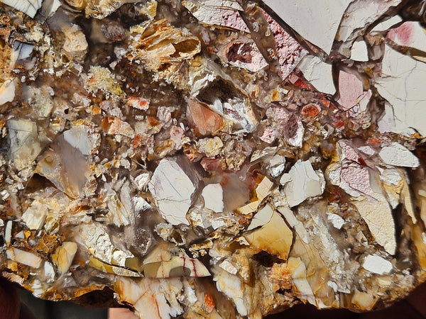 Polished Brecciated Mookaite slab BM334