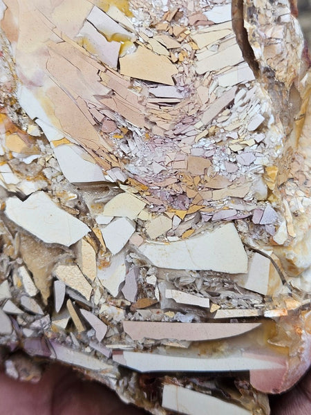 Polished Brecciated Mookaite rock BM332