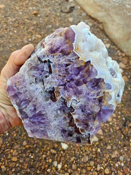 Polished  Amethyst. Rwanda AMP123