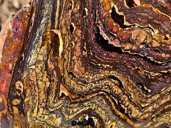 Polished Tiger Iron slab TI378