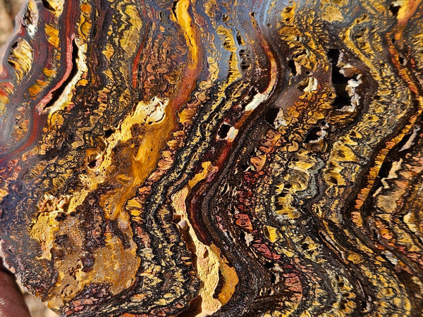 Polished Tiger Iron slab TI378