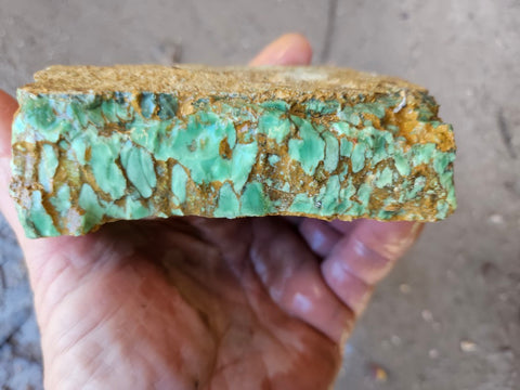 Variscite rough. VR586