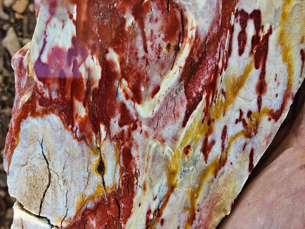 Polished Killaloe Opal slab KO124