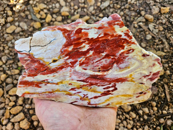 Polished Killaloe Opal slab KO124