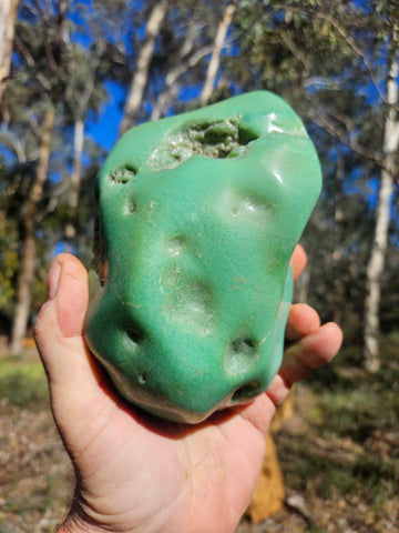 Tumble Polished Chrysoprase CHT165