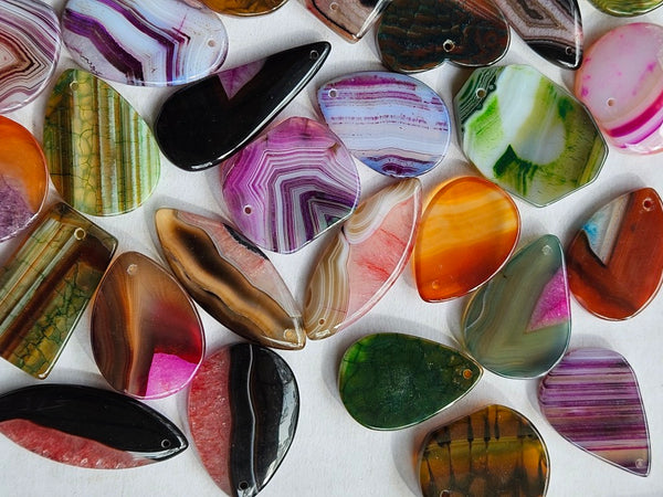 APS103 Agate pendant stones