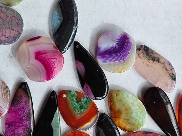 APS103 Agate pendant stones