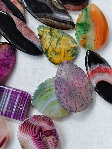 APS103 Agate pendant stones