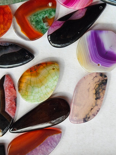 APS103 Agate pendant stones