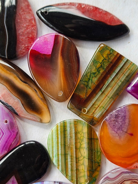 APS103 Agate pendant stones