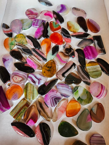 APS103 Agate pendant stones