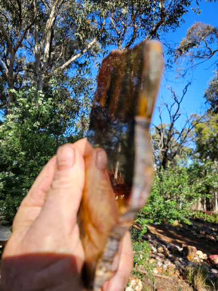 Polished Tiger Eye slab TE475