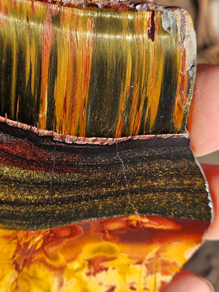 Polished Tiger Eye slab TE475
