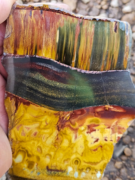 Polished Tiger Eye slab TE475