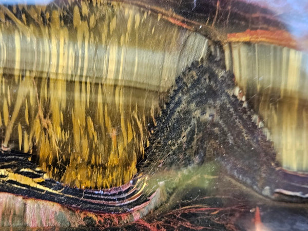 Polished Tiger Eye slab TE477