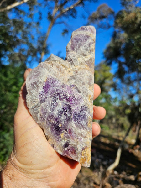 Polished  Amethyst. Rwanda AMP129