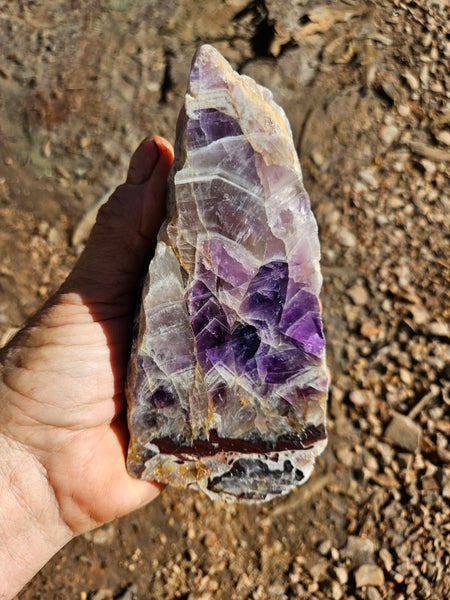 Polished  Amethyst. Rwanda AMP129