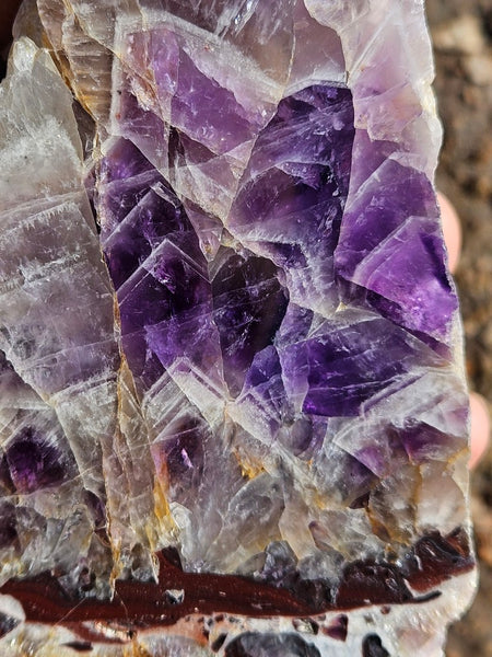 Polished  Amethyst. Rwanda AMP129